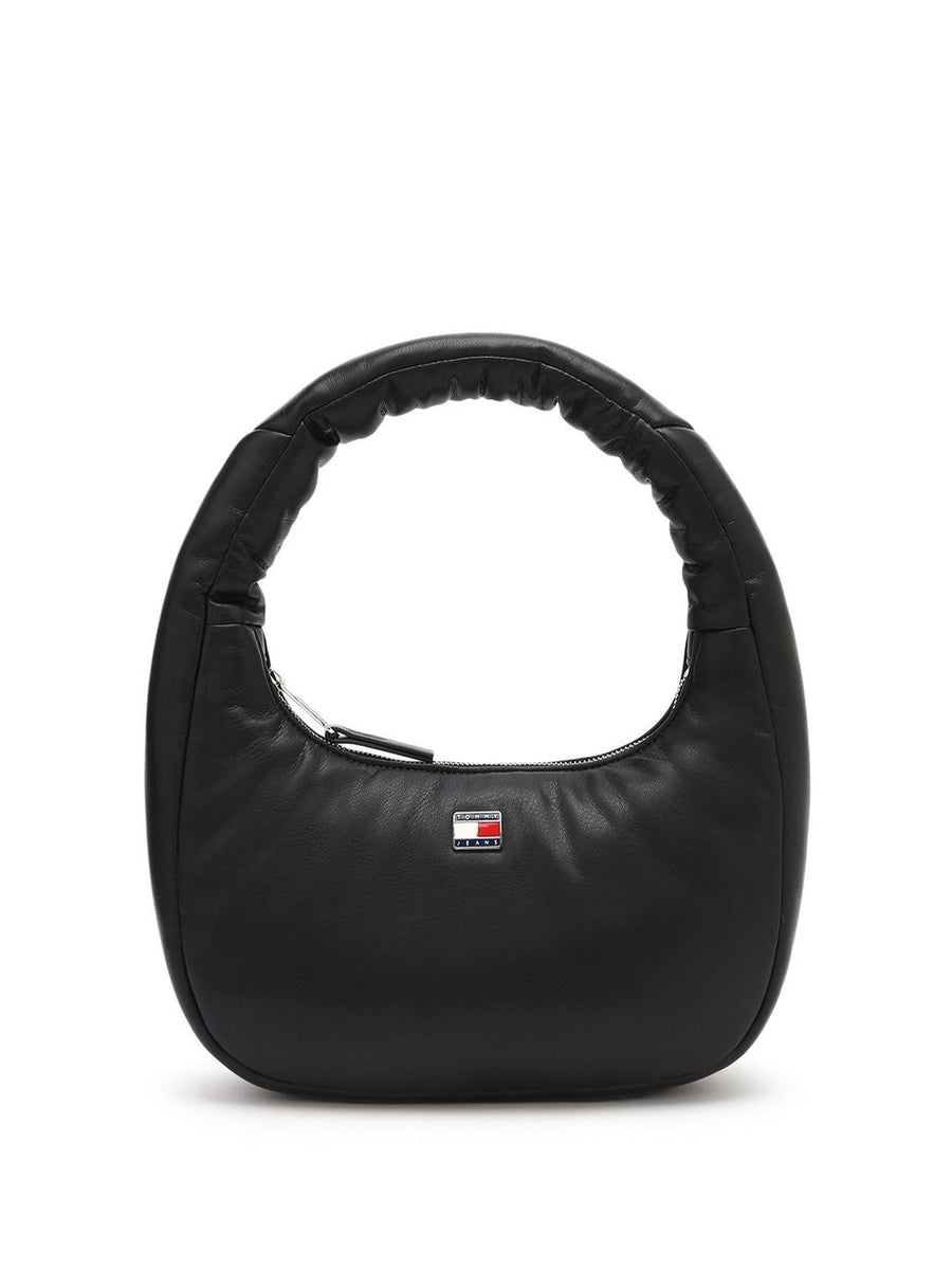 Tommy Hilfiger PU Half Moon Sling Bag with Applique