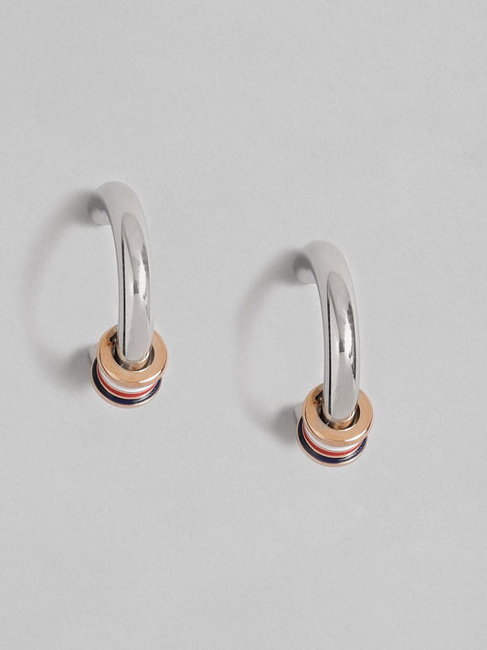 Tommy Hilfiger Classic Half Hoop Earrings