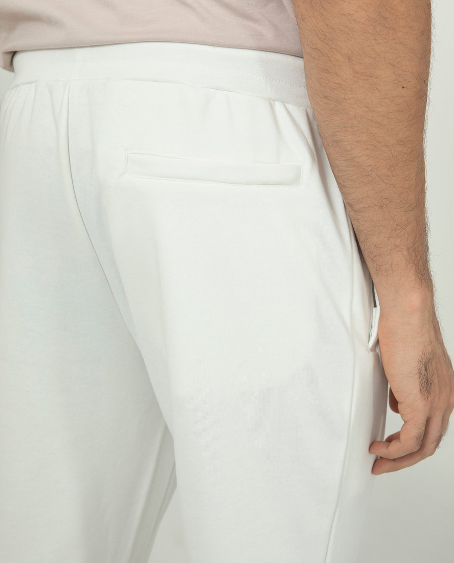 Rare Rabbit Men's Akagi Off White Cotton Plain Regular Fit Joggers