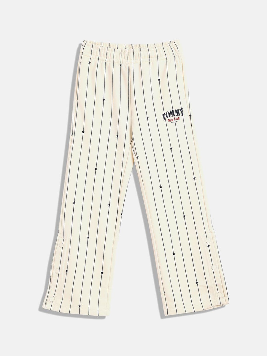 Tommy Hilfiger Girls Striped Mid Rise Track Pants