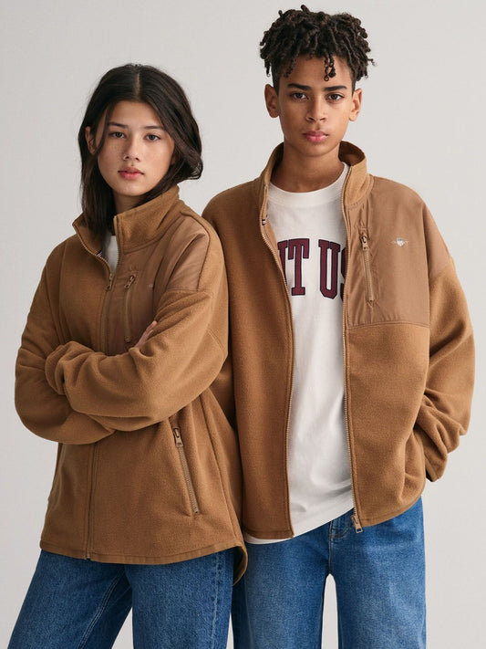 GANT Unisex Mock Collar Bomber Jacket