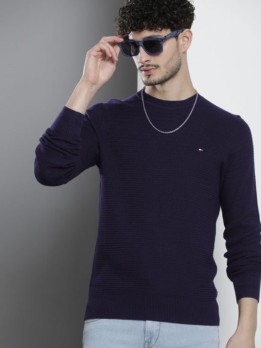Tommy Hilfiger Pure Cotton Open Knit Pullover