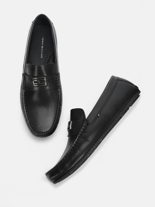 Tommy Hilfiger Men Leather Driving Shoes