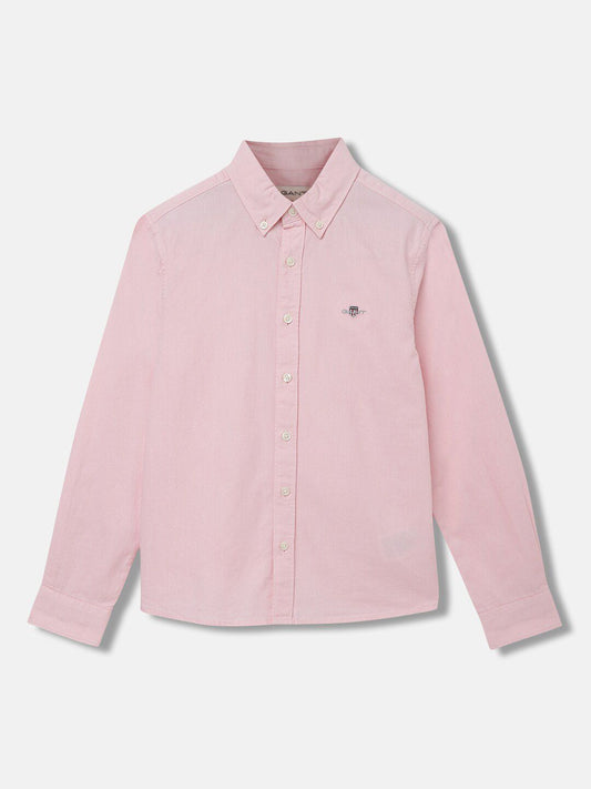 GANT Boys Button-Down Collar Cotton Shirt