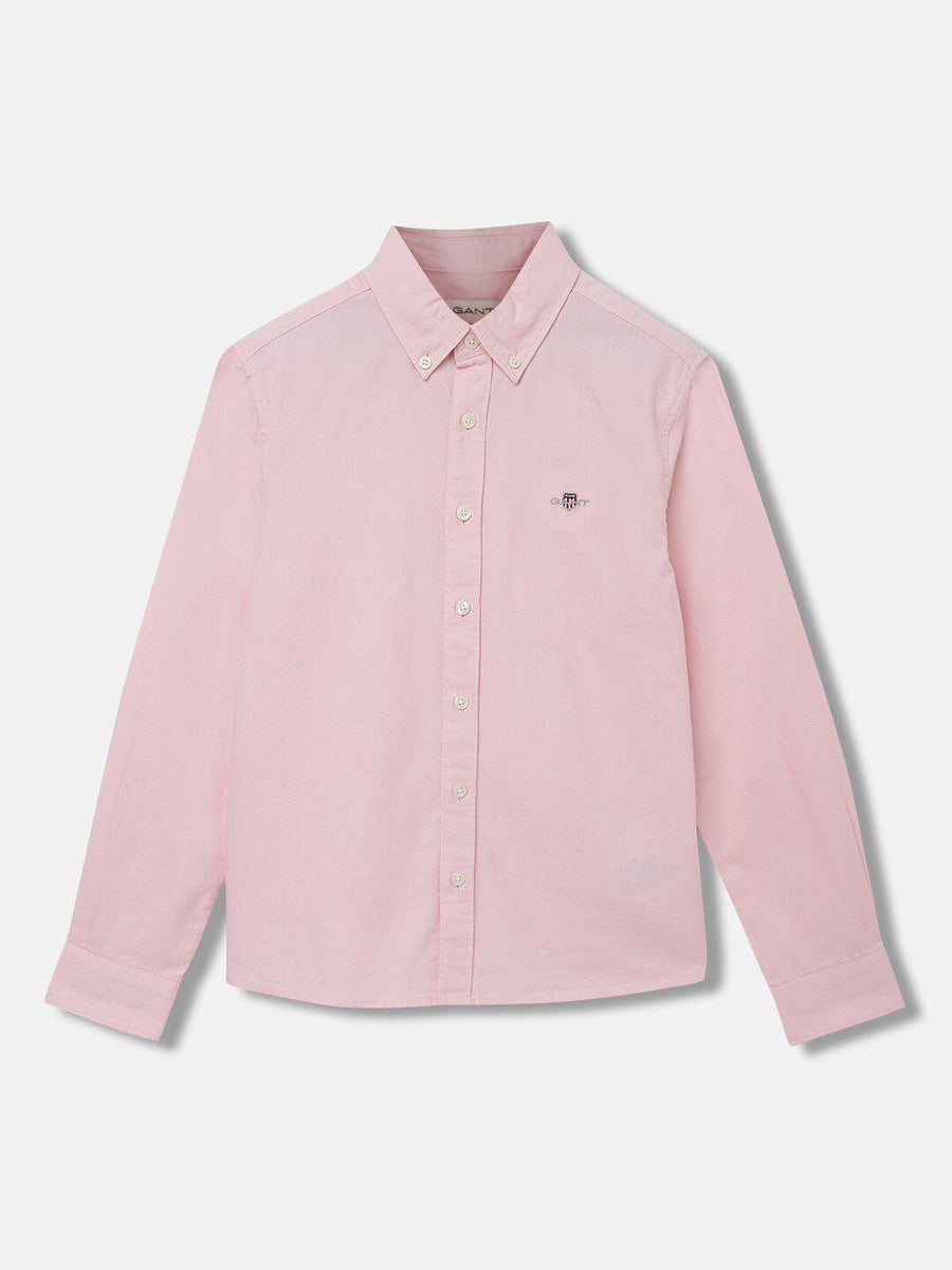 GANT Boys Button-Down Collar Cotton Shirt