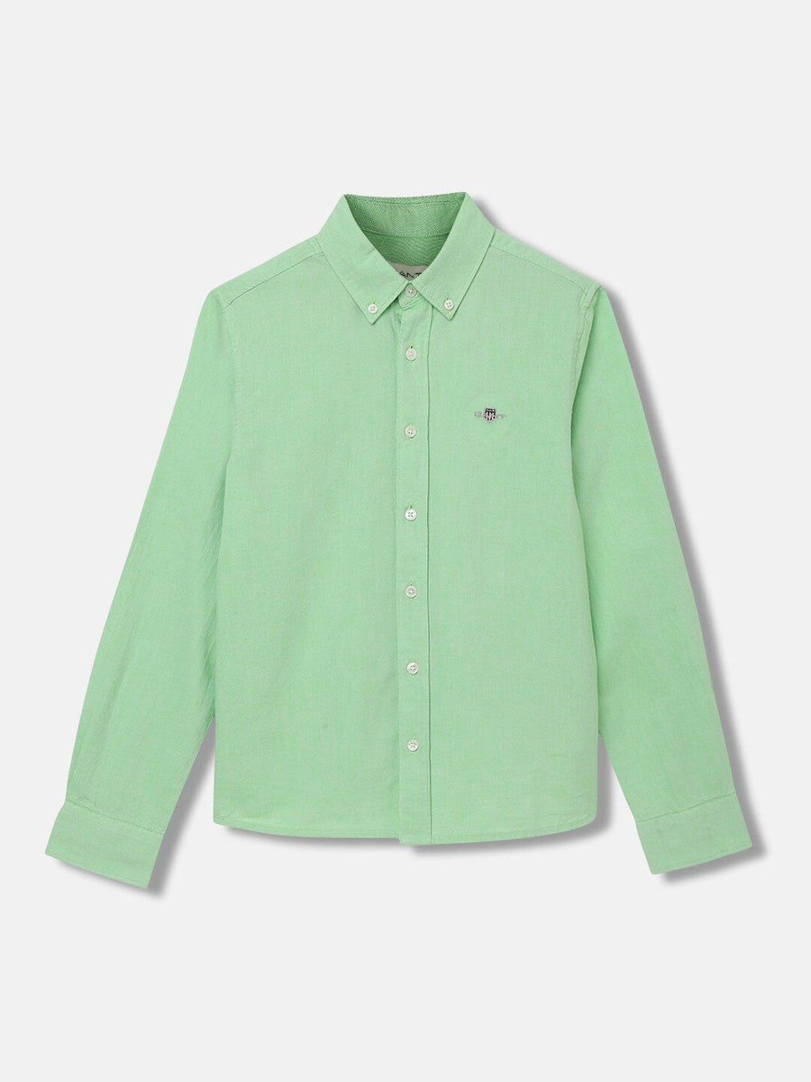 GANT Boys Button-Down Collar Cotton Shirt