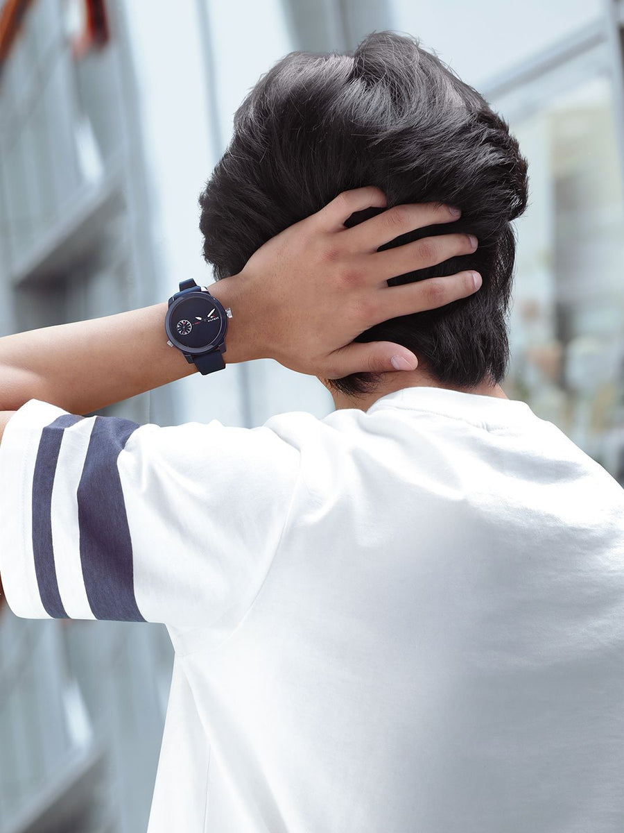 Tommy Hilfiger Men Navy Blue Analogue Watch TH1791325W