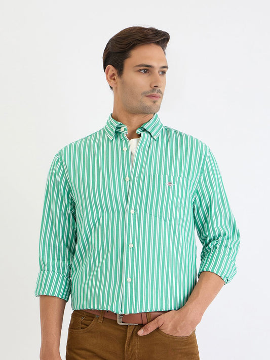 GANT Men Striped Button Down Collar Casual Shirt