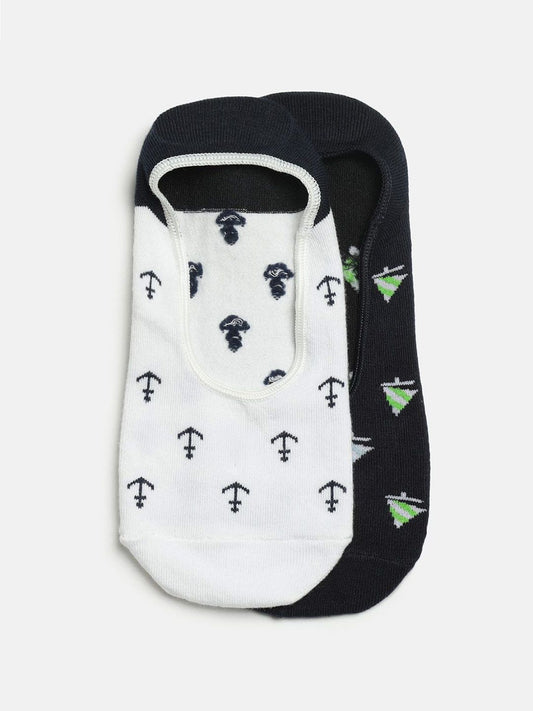 Tommy Hilfiger Pack Of 2 Patterned Shoe liner Socks