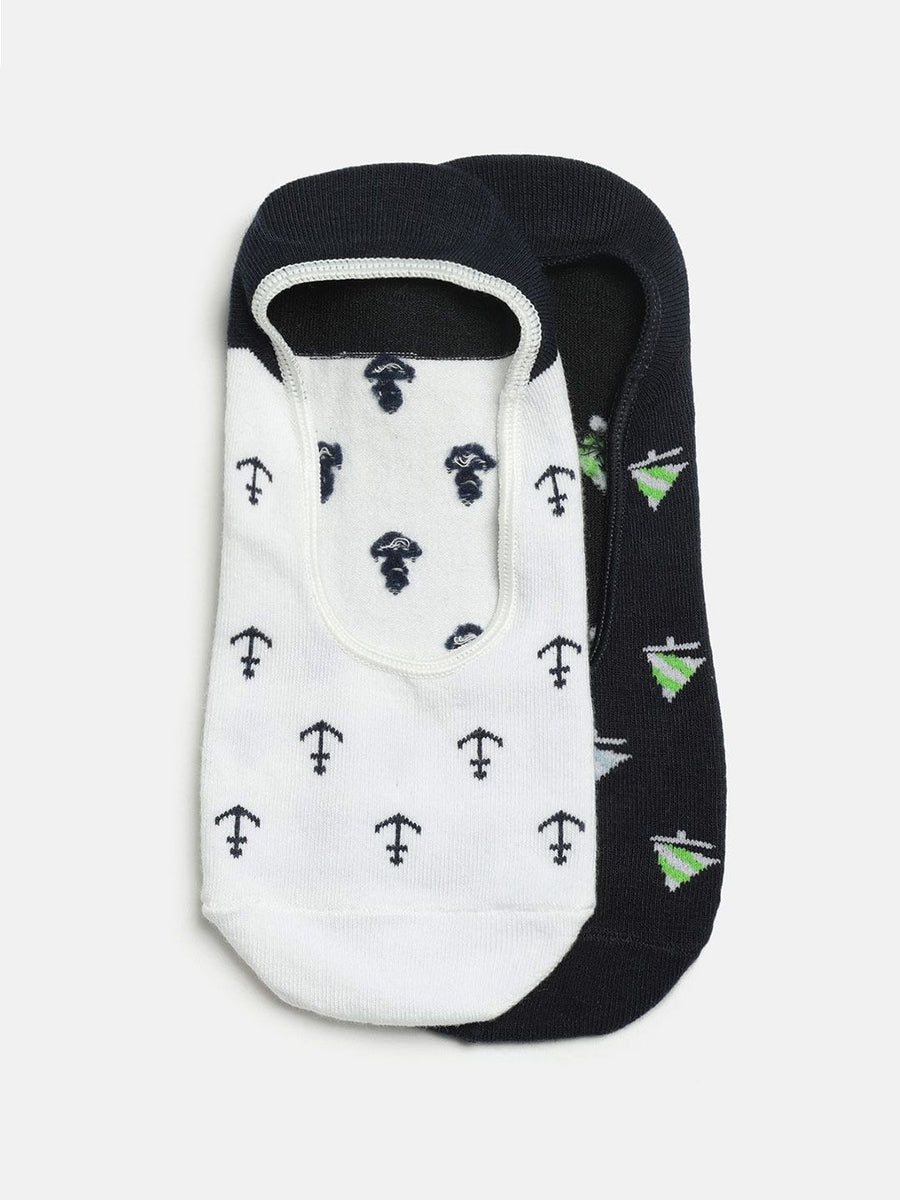 Tommy Hilfiger Pack Of 2 Patterned Shoe liner Socks