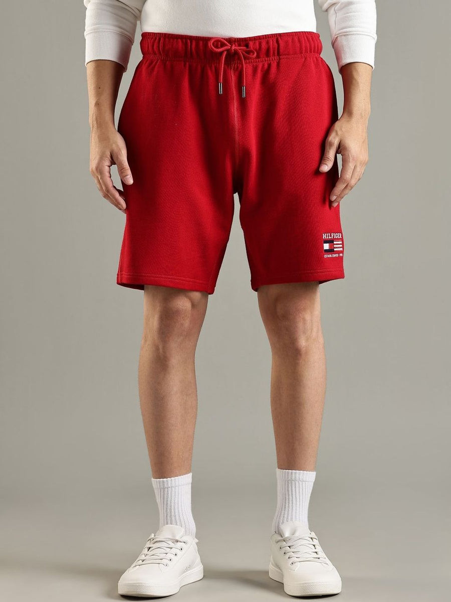 Tommy Hilfiger Europe Men Logo Printed Shorts