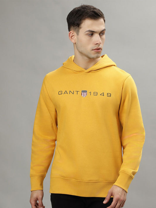 GANT Solid Hooded Regular Fit Sweatshirt