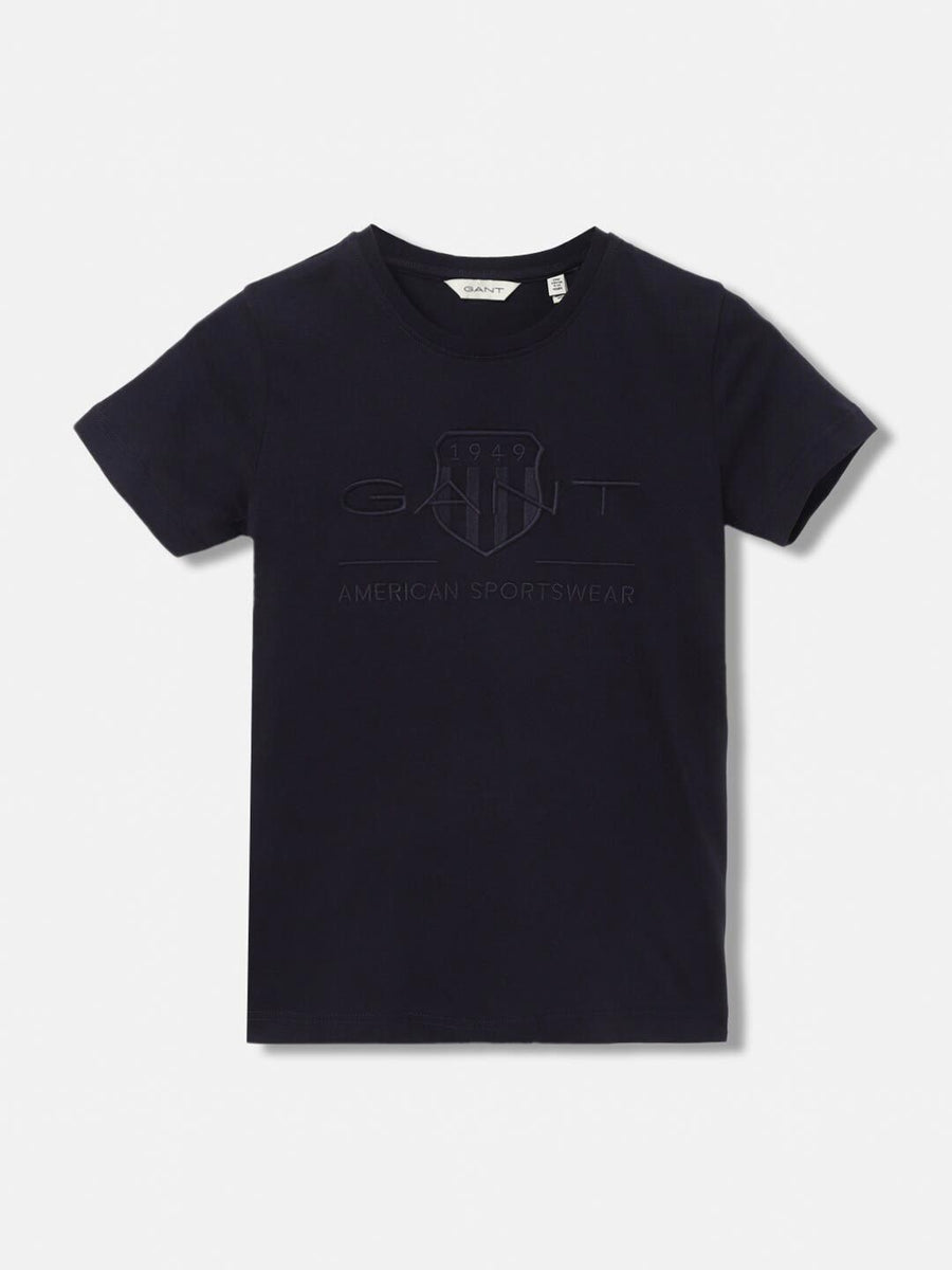GANT Solid Round Neck Regular Fit T-Shirt