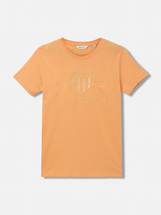 GANT Solid Round Neck Regular Fit T-Shirt