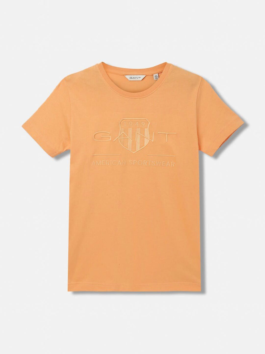 GANT Solid Round Neck Regular Fit T-Shirt
