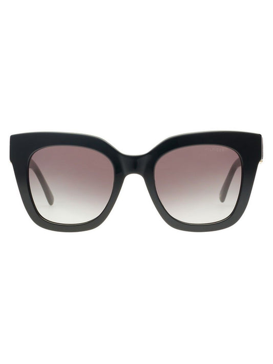 Tommy Hilfiger Women Grey Lens & Black Cateye Sunglasses with