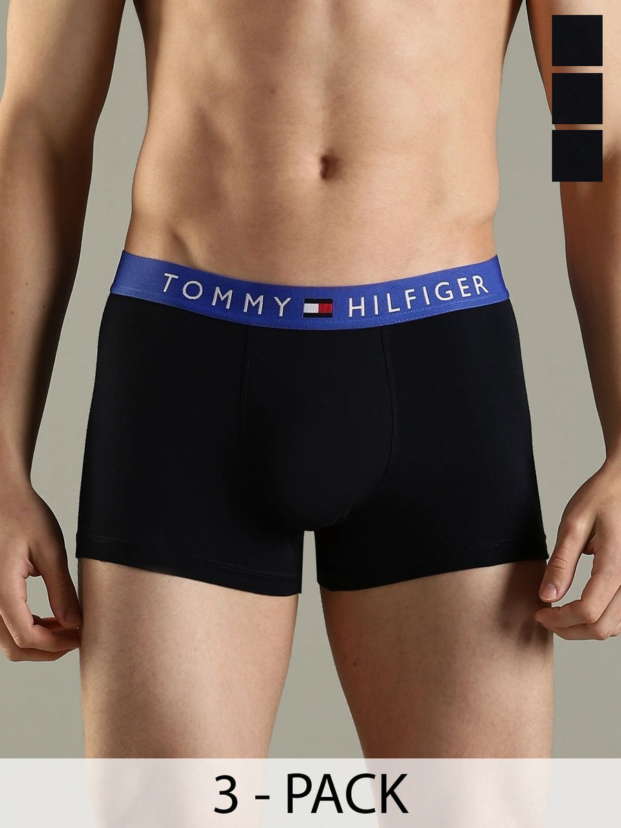 Tommy Hilfiger Men Pack Of 3 Mid-Rise Short Trunks F25HMUW064