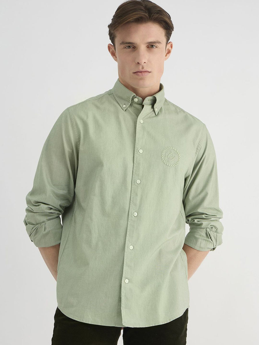 GANT Men Oxford Embroidered Casual Shirt
