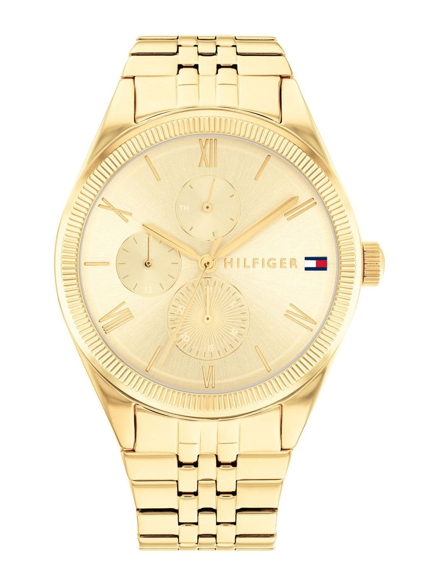 Tommy Hilfiger Multifunction Analog With Champagne Dial Watch For Women - Th1782592