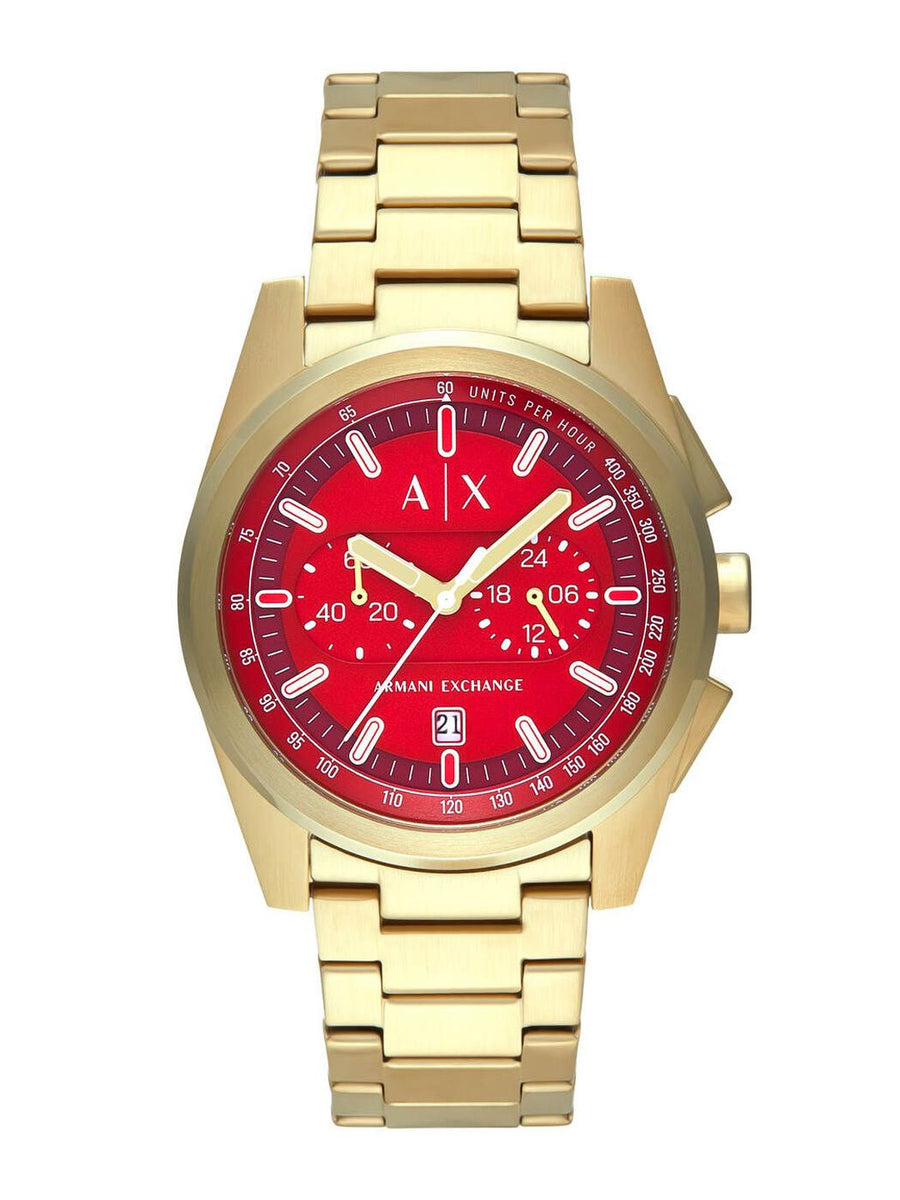 Armani Exchange Men Printed Dial & Stainless Steel Straps Analogue Watch AX2863