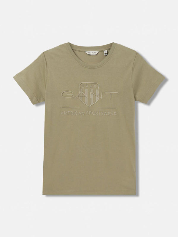 GANT Solid Round Neck Regular Fit T-Shirt