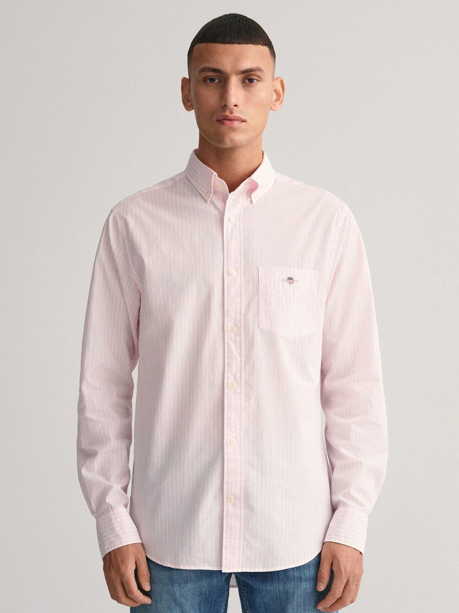 GANT Striped Button Down Regular Fit Shirt