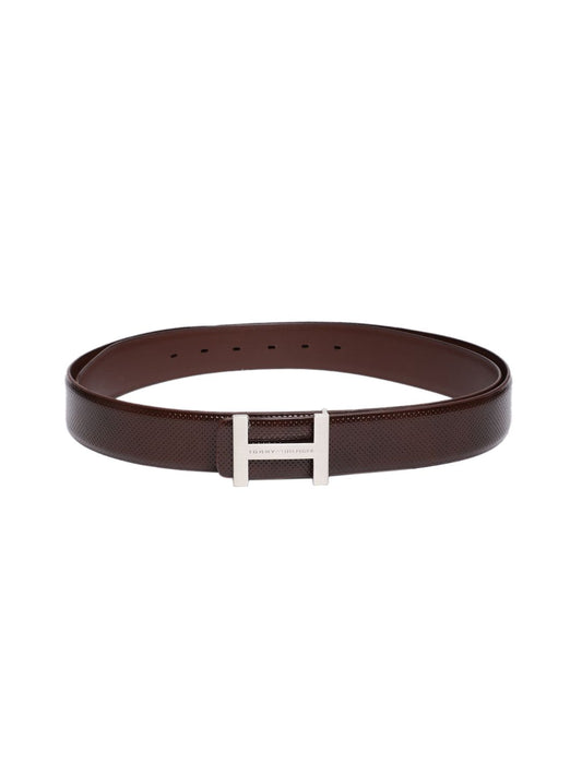 Tommy Hilfiger Men Brown Textured Belt