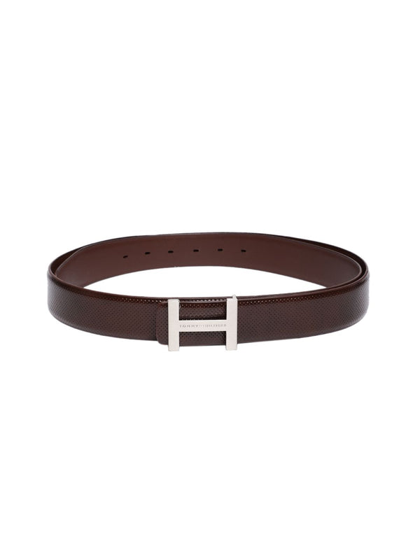 Tommy Hilfiger Men Brown Textured Belt