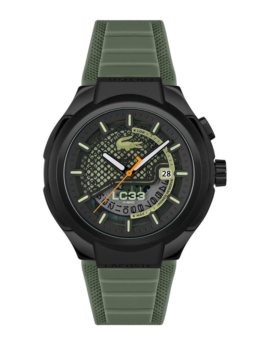 Lacoste Men LC33 Skeleton Dial Analogue Automatic Watch 2011466
