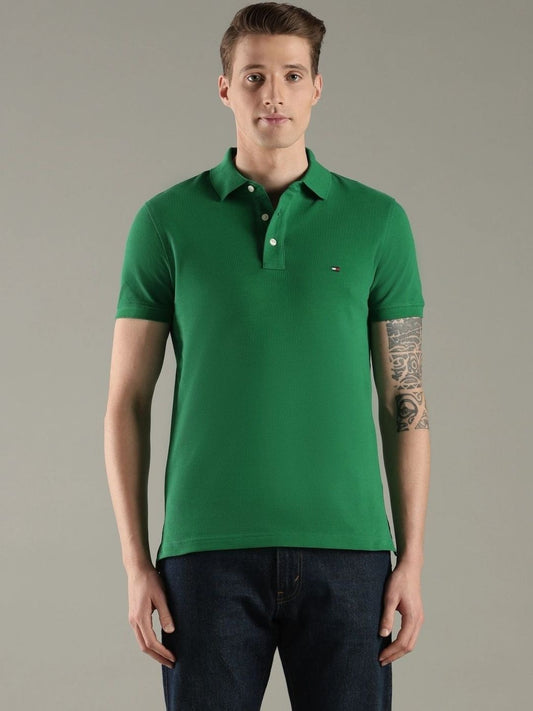 Tommy Hilfiger Men Polo Collar Slim Fit T-shirt