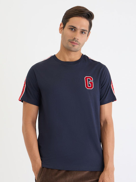 GANT Men Solid Crew Neck Short Sleeves T-Shirt