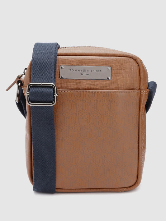 Tommy Hilfiger Men Messenger Leather Bag