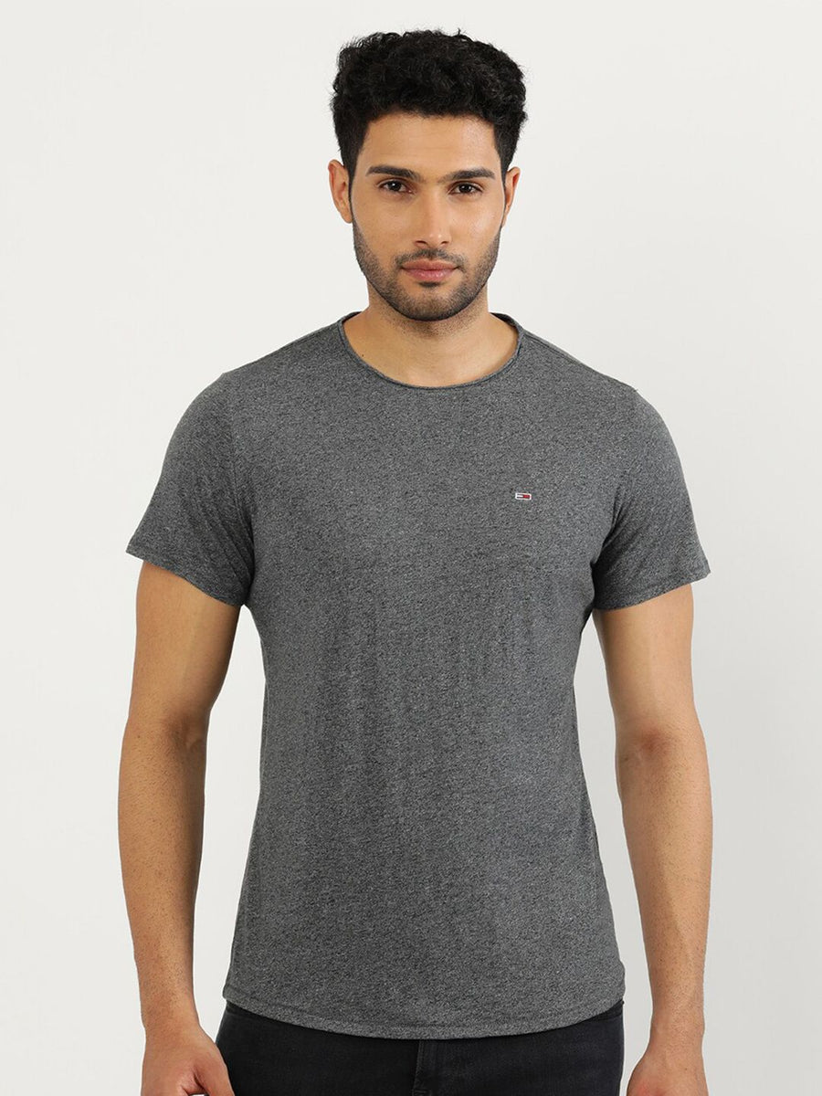 Tommy Hilfiger Men Henley Neck Pockets Slim Fit T-shirt