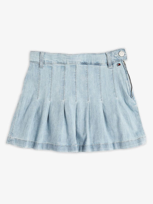 Tommy Hilfiger Girls Mid Rise  A-Line Knee Length Skirt