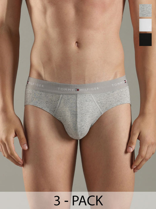 Tommy Hilfiger Pack of 3 Mid-Rise Basic Briefs