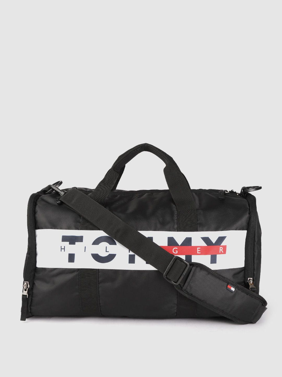 Tommy Hilfiger Unisex Brand Logo Printed Duffel Bag