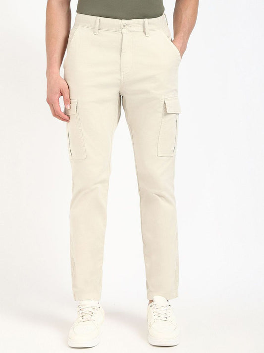 Tommy Hilfiger Men Tjm Austin Tapered Fit Mid-Rise Cotton Cargos