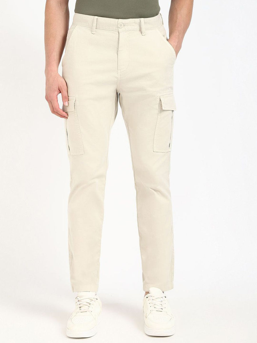 Tommy Hilfiger Men Tjm Austin Tapered Fit Mid-Rise Cotton Cargos