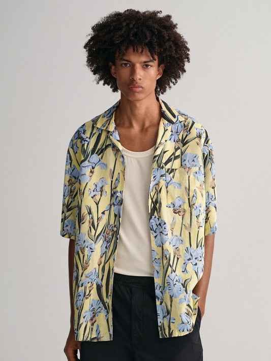 GANT Men Relaxed Fit Floral Printed Casual Shirt