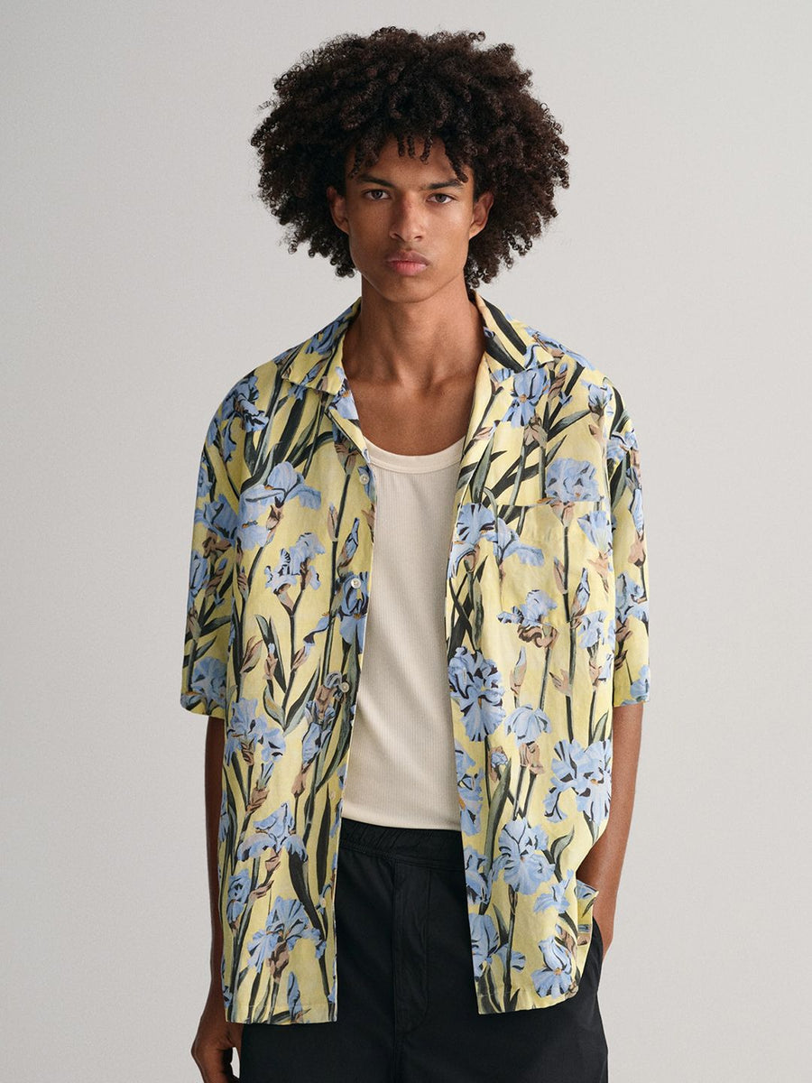 GANT Men Relaxed Fit Floral Printed Casual Shirt