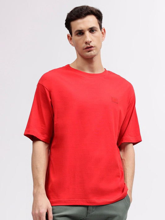 Gant Men Solid Round Neck Short Sleeves T-shirt