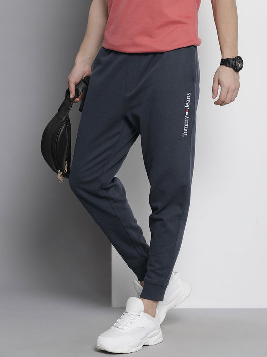 Tommy Hilfiger Men Sustainable Brand Logo embroidered Joggers