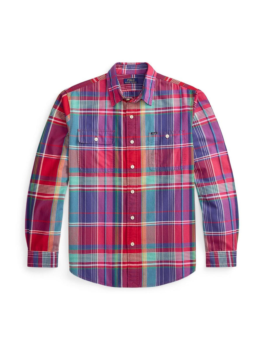 Polo Ralph Lauren Men Slim Fit Tartan Checks Checked Casual Shirt