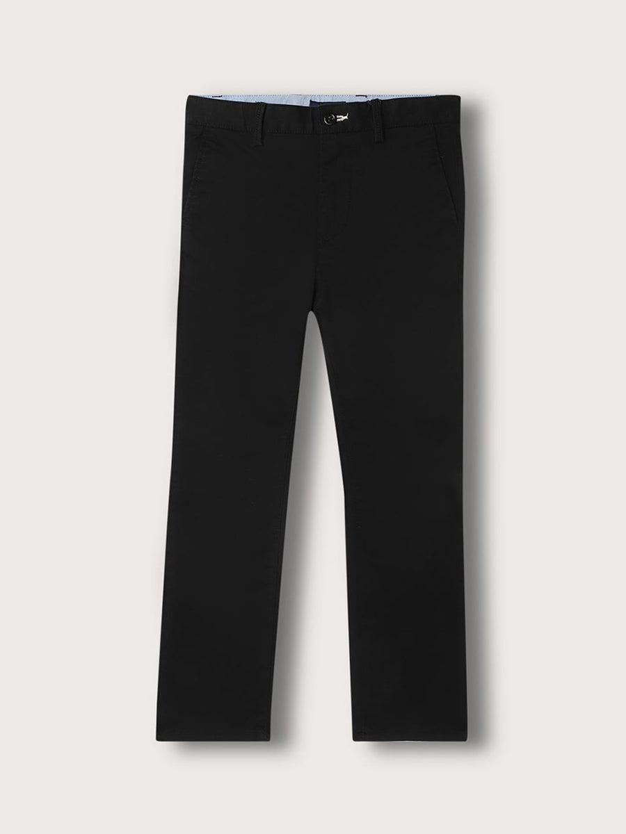 GANT Boys Mid Rise Cotton Chinos Trousers
