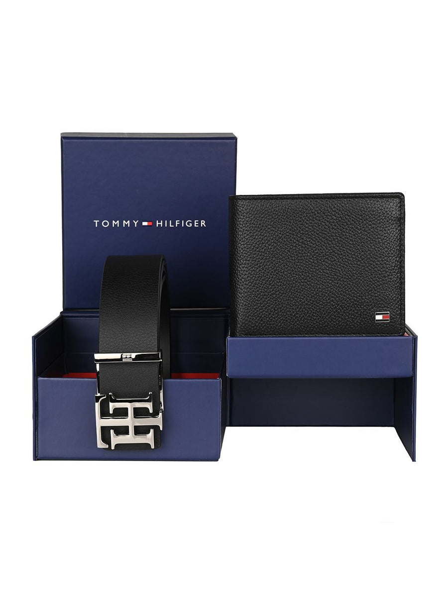 Tommy Hilfiger Men Accessory Gift Set Of Wallet & Belt
