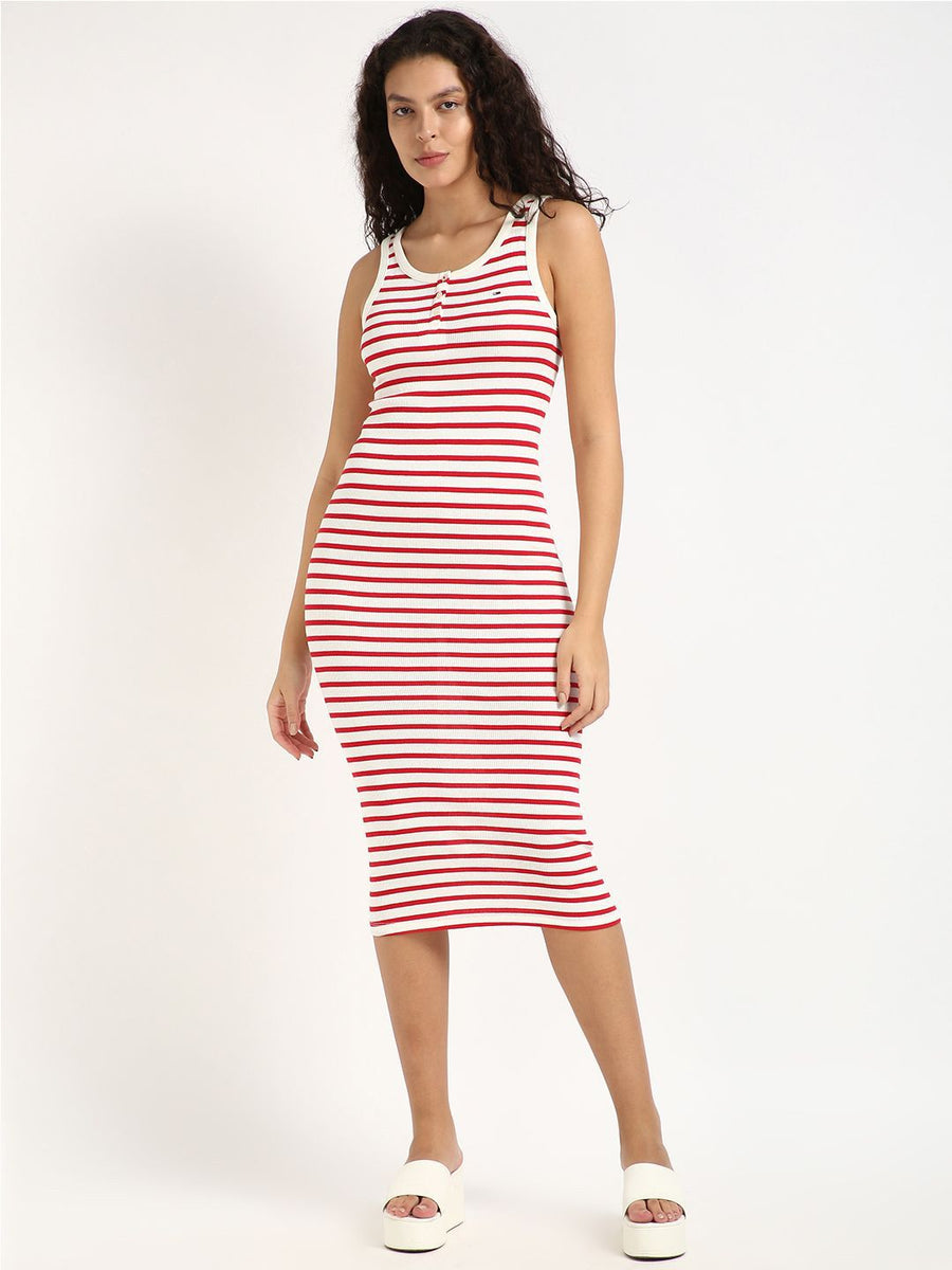 Tommy Hilfiger Striped Bodycon Dress