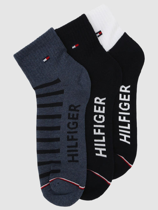 Tommy Hilfiger Men Pack Of 3 Ankle Length Socks