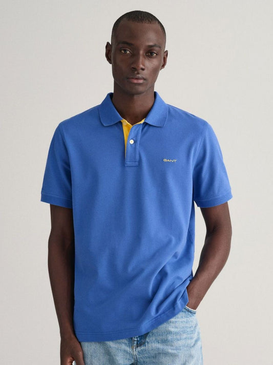 GANT Men Polo Collar Regular Fit T-shirt