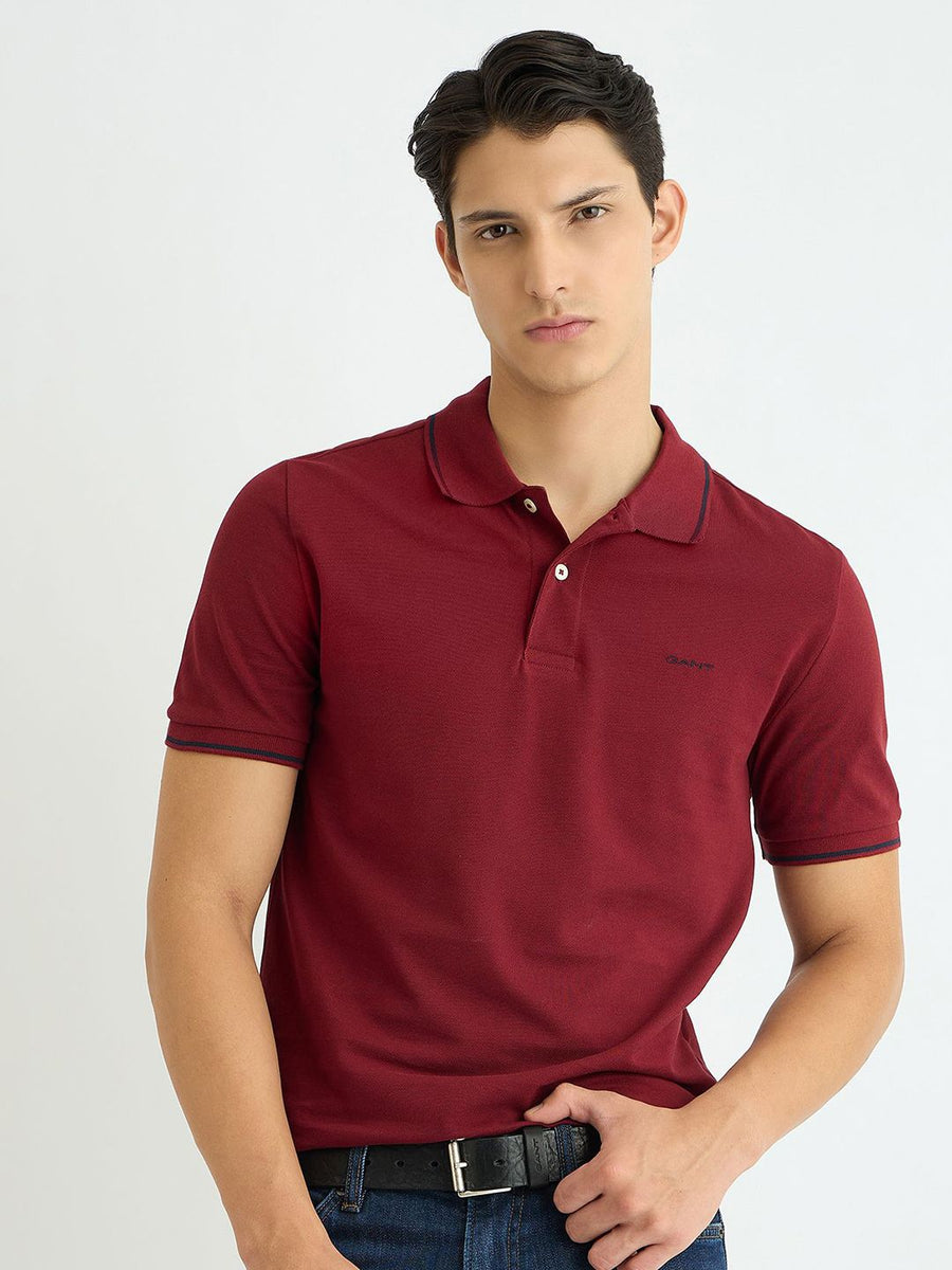 GANT Polo Collar Short Sleeves Pure Cotton T-shirt