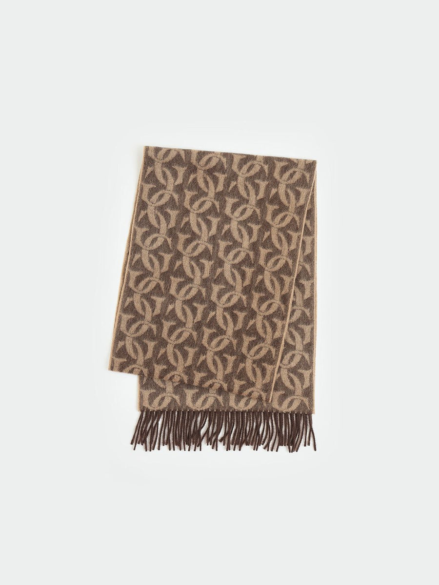 GANT Men G monogram Woolen Knitted Muffler